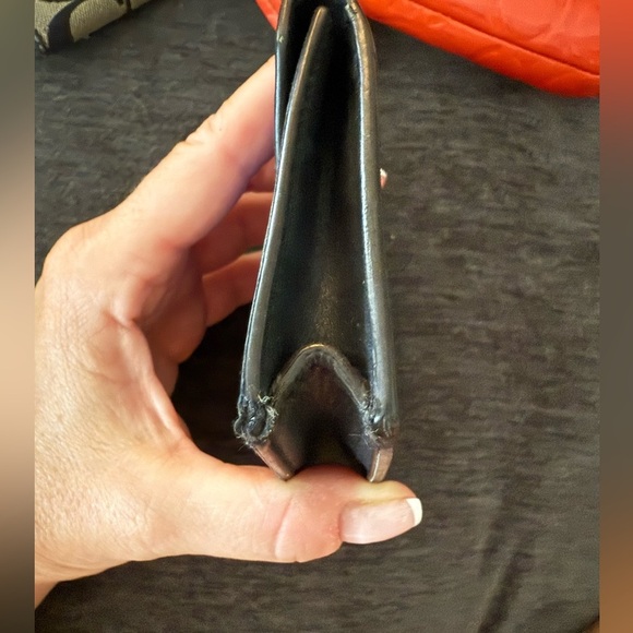 Céline authentic wallet Blue, Beige and Black leather card case - Picture 3 of 9